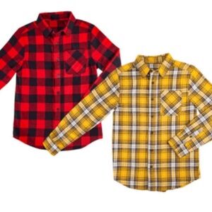 Boys Member’s Mark Flannel shirts